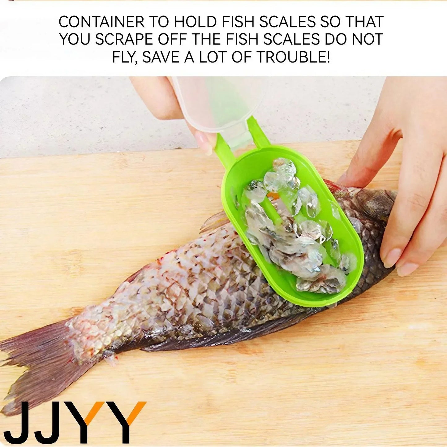 Fish Scale Remover Brush Fishing Scaler Tool Kitchen Cleaning Accessory Fish Skin Scraper Planner Knife for Easy Cooking