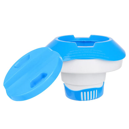 Automatic Drug Dispenser Swimming Pool Accessories Floating Pills Disinfecting Box Floating Chlorine Chemical Dispenser