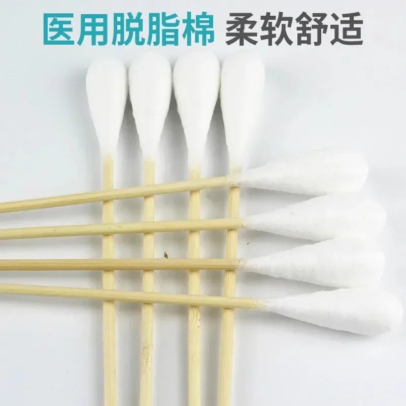 Medical Disposable Cotton Swabs, Degreased Cotton Swabs, Self-sealing Sterile Medical Gynecological Cotton Swabs