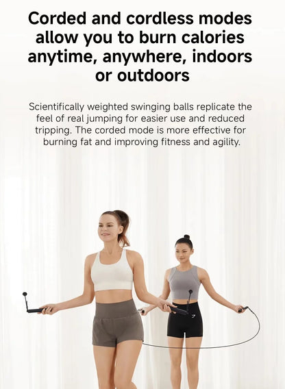 Xiaomi Mijia Smart Skipping Jump Rope XMSR-P803 Counter With Fit App Adjustable Calorie Calculation Sport Fitness Professional