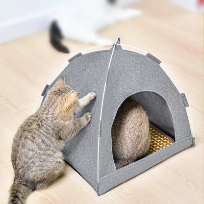 Cat Tent High Quality Cat Bed Foldable Pet Bed Waterproof Cat Camping Bed Portable Bed