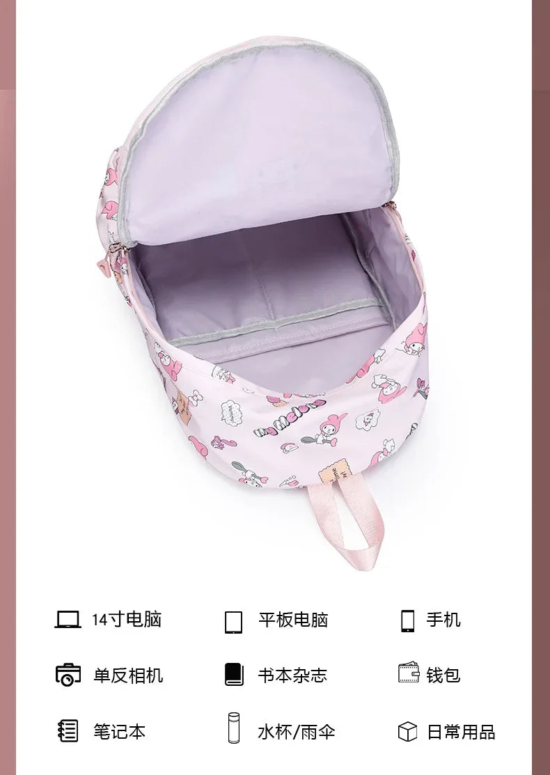 Fashion Student Backpack Cartoon Print Cute Large Capacity Backpack Fashion Student Backpack