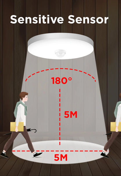 Smart Sensor LED Light Ceiling Lamp Modern Home Indoor Aisle LED Hanging Fixture Induction Lighting Living Room Luminaire Lamps