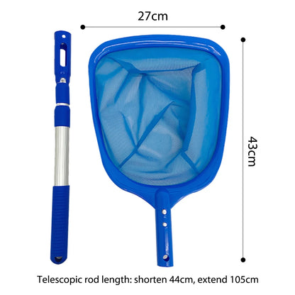 Leaf Skimmer Net Professional Pool Cleaning Net Multi-function Portable Practical Durable Lightweight Swimming Pool Accessories