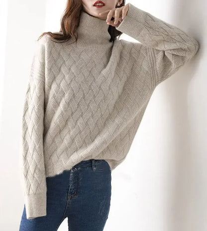 Oversize Thick Sweater S- XLWomen Loose Sweater Winter Casual Chic Cashmere Pullovers Pullover Female Long Sleeve