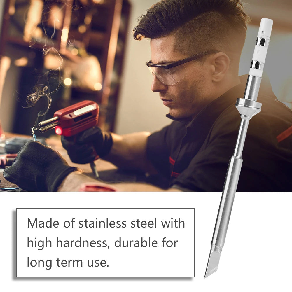 7 Types Mini Stainless Steel Soldering Iron Tips Replacement for TS100 Soldering Iron Mini Soldering Iron Tip Soldering Iron Tip