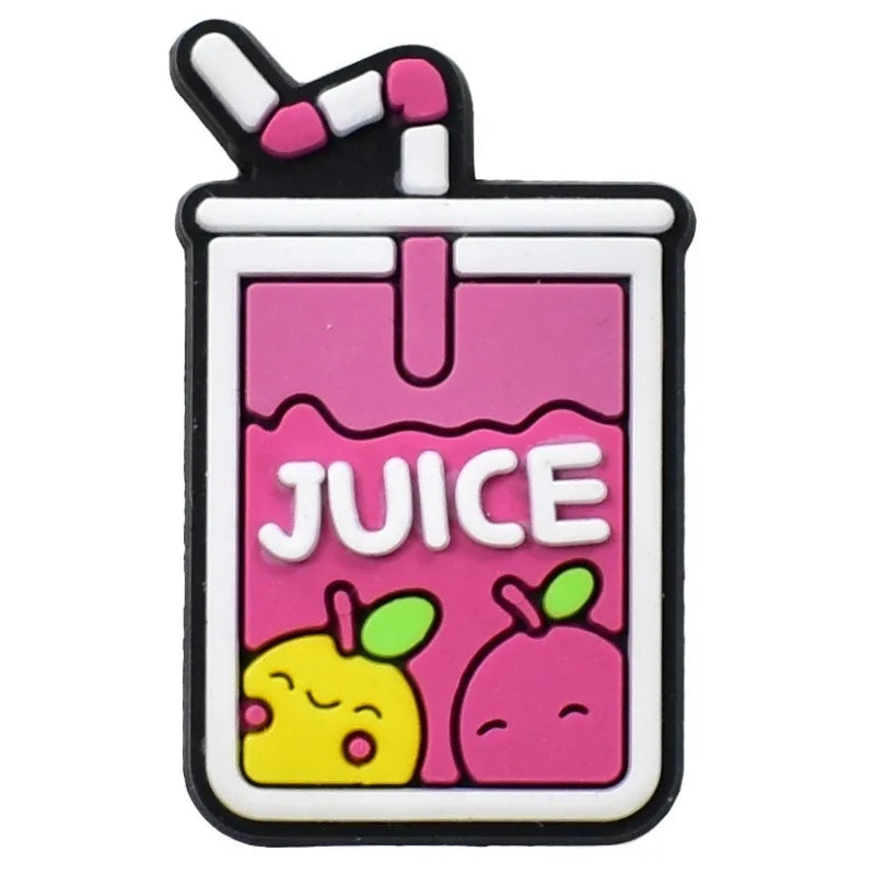 Cute Food Shoe Charms Decoration for Crocs Pin Accessories Charms Bracelet Wristband DIY Shoe Party Gifts