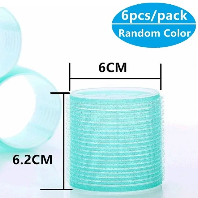 Hair Rollers Self Grip Hook Hair Curlers Heatless Hairs Roller Salon Hairs Dressing Curlers Jumbo Size Sticky Hair Styling Tools