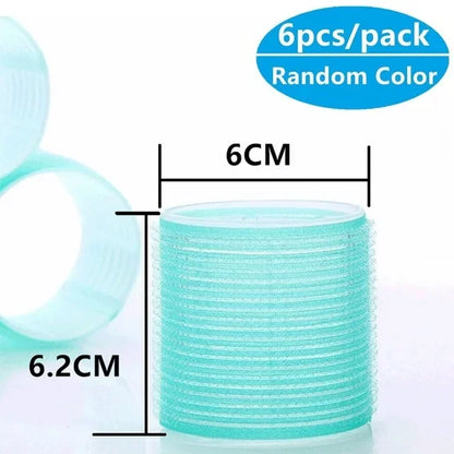 Hair Rollers Self Grip Hook Hair Curlers Heatless Hairs Roller Salon Hairs Dressing Curlers Jumbo Size Sticky Hair Styling Tools