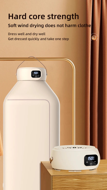 Portable Electric Clothes Dryer Multifunctional Dryer Machine Foldable Clothes Dryer with Timer Mini Clothes Dryer For Travel