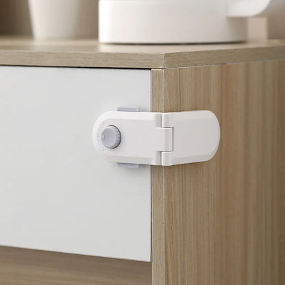 FaSoLa Adhesive Straps Locks Baby Proofing Cabinet Latches for Drawers Fridge Door Oven Window No Drilling Safety Lock