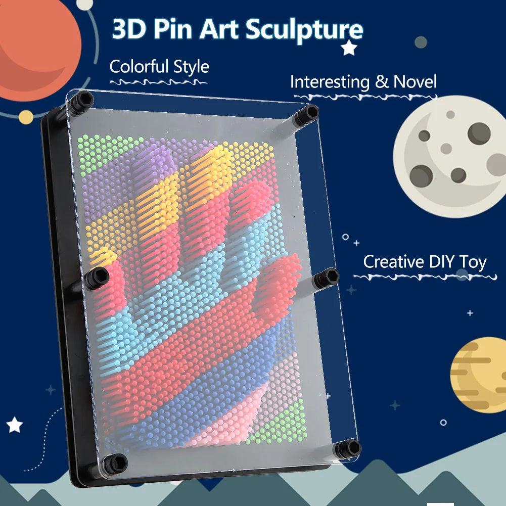 3D Pin Art 3D Pin Art Sculpture Pin Art Board Pin Art  3D Pin Art Board Novel Pin Art  for Kids and Adult Pin Art
