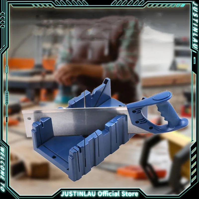 Multifunctional Woodworking Miter Saw Box Miter Saw Holder Saw Storage 45/22.5/90° Plastic Saw Box Medium Miter Saw Cabinet