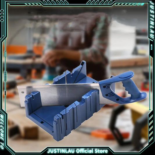 Multifunctional Woodworking Miter Saw Box Miter Saw Holder Saw Storage 45/22.5/90° Plastic Saw Box Medium Miter Saw Cabinet