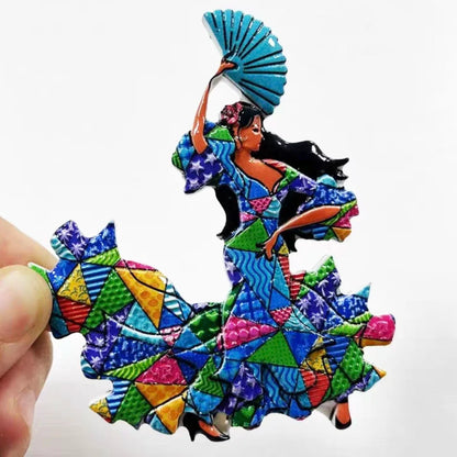 Europe Spain Barcelona Madrid Valencia Alicante Benidorm  3D Fridge Magnets Decoration Handicraft Magnetic Refrigerator