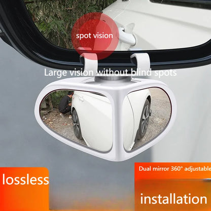 The car rearview mirror is adjustable at 360 degrees, avoiding blind spots in the field of view. Better safe driving and ensure