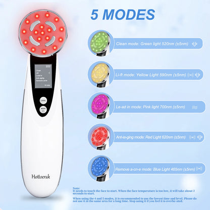 Skin Rejuvenation Face Massager Tool with 3 Adjutstable Levels of Strength EMS Micro-current Face Massager Vibrating