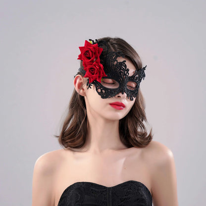 Itacazzo Decorative Props Hollow Lace Charming & Sexy Ladies' Masquerade Ball Decorative Mask
