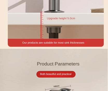 Kitchen Sink Soap Dispenser Detergent Soap Extender Detergent Presser for Detergent and Hand Soap Kitchen Accessories