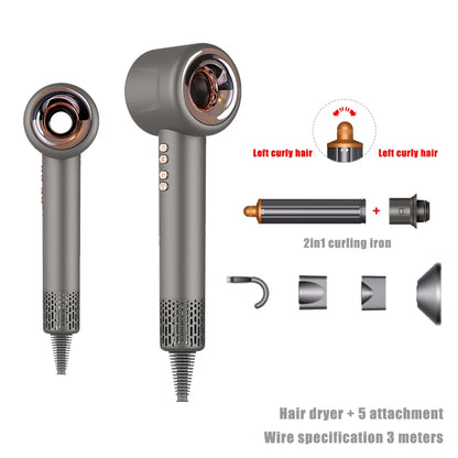 Professional Hair Dryer Super Hair Dryer 220V Leafless Hair dryers Home Curling Iron Salon Hair Styler Blow Drier