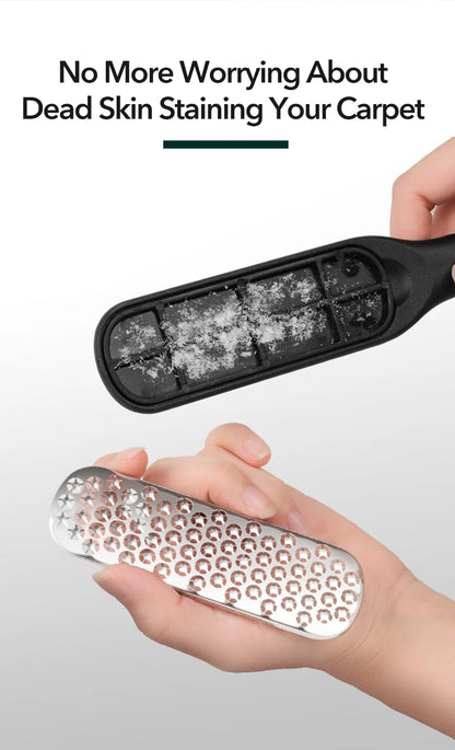 1Pcs Pedicure Tools Professional Foot Rasp Scrubber With Nail Clipper Double-Sided Dead Skin Remover File For Feet Care Spa Tool