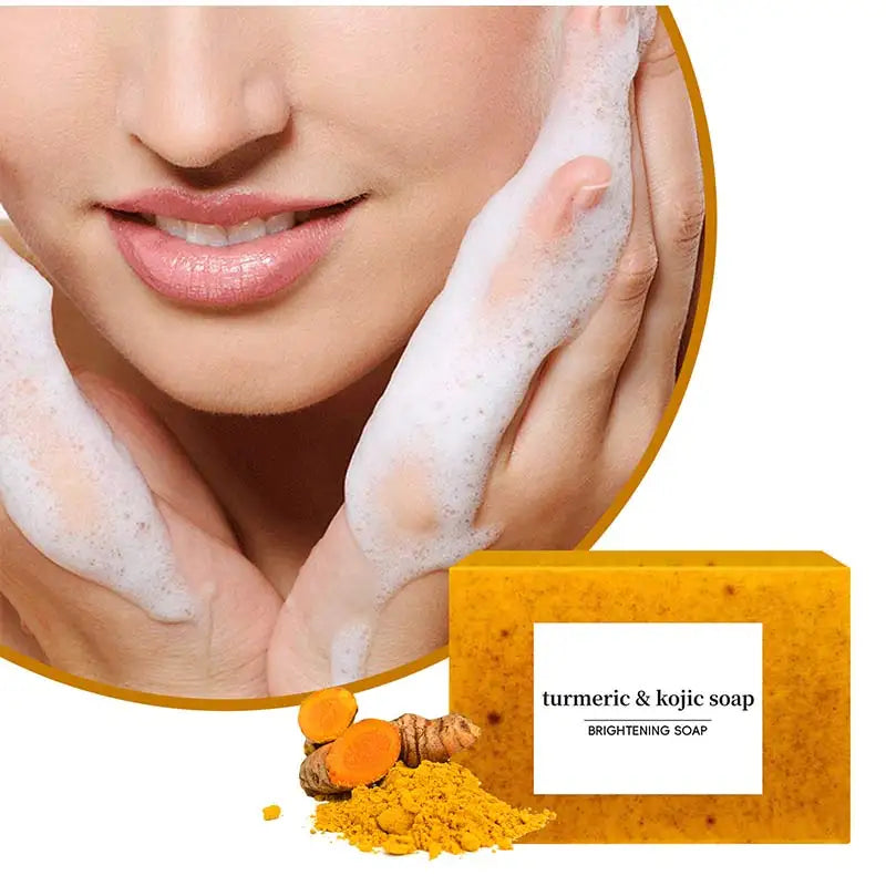 Turmeric Body Care Soap Soap Clean And Removing Skin Grease Control Oil Intake Prevent Dry Skin Toilet Soap Body Care Products