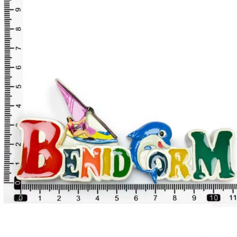 Europe Spain Barcelona Madrid Valencia Alicante Benidorm  3D Fridge Magnets Decoration Handicraft Magnetic Refrigerator