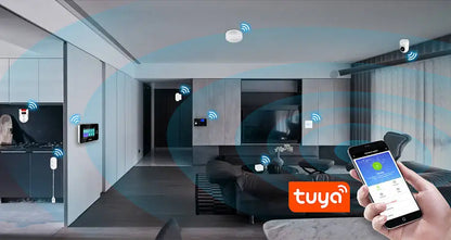 Fuers Tuya Smart Home WiFi Door Sensor Door Open Detectors Security Protection Alarm System Home Security Alert Security Alarm