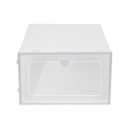 20 Pack Shoe Storage Box Clear Shoe Organizers Boxes Stackable with Lids Shoe Rack Space Saving Sneaker Containers Bins