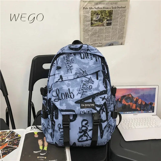 14 inches Large Capacity Leisure travel Backpack Male Cool Men's Casual College Student Schoolbag Males Junior Student