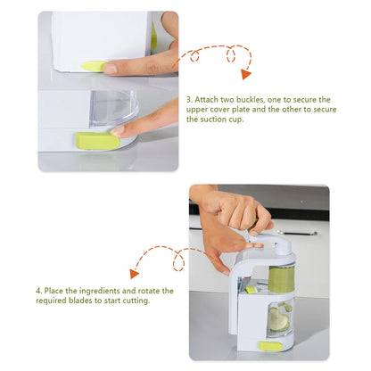 Multifunctional Slicers Manual Vegetable Cutter With Hand Crank Practical Veggie Fruit Slicing Device Kitchen Accessories