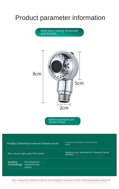 Pet Shower Head Pet Shop Dog Shower Head Water Saving Shower Head Children's rosette head bath shower head Bathroom Accessories