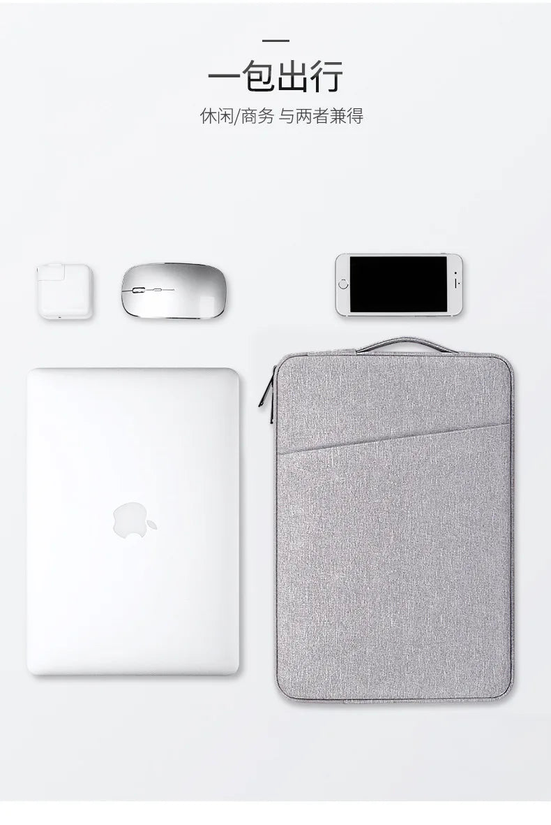 Laptop Bag Sleeve Notebook Case For 13.3 14 15 15.6 inch HP Acer Xiami ASUS Lenovo Macbook Air Pro 13 16 Waterproof Laptop Cover