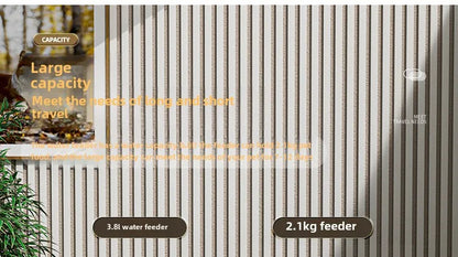 Pet Automatic Feeder Gravity Dispenser Food Storage Bucket Large Capacity Food Grade Materials Simple Cleaning for Cat Dog