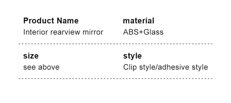 Car interior baby observation mirror, car child safety seat rearview mirror, installation of auxiliary mirror, reverse blind spo