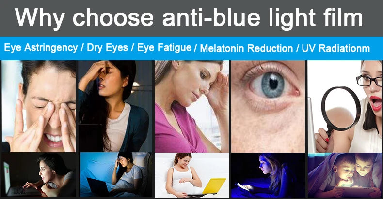 Newest Anti-blue Light Screen Protector Film for Macbook Pro 16 2023 2021 A2780 A2485 2019 A2141 Matte Anti-reflective Guard