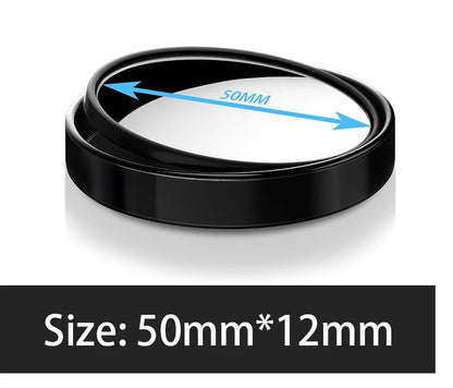Car Blind Spot Mirror Side View Mirrors 360 Degree Wide Angle Adjustable Round Convex Mirror Driving Safety Auto Accessories