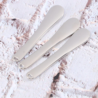 5Pcs Mini Makeup Spoon Beauty Scoop Face Mask Spatula Skincare Tool Metal Applicator For Cream Facial Testing Mixing