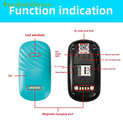 4G GPS Pet Tracker Waterproof Anti-Loss Collar Device for Dogs Cats Sheep Real-Time Location & Activity Monitor Farm Home Use
