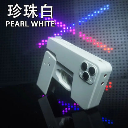 Folding mobile phone water gun, large-capacity explosions, water spray guns, boys and girls, baby water toys.