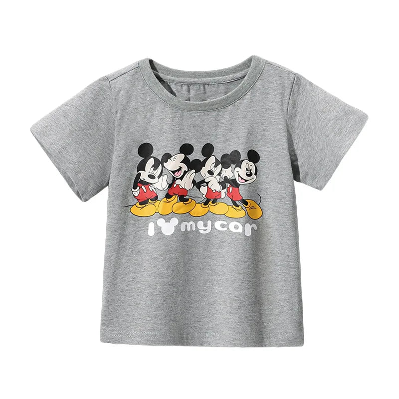 Retro style Baby Boys Girls T Shirts 2023 Summer Clothing Cartoon Tees For Kids Short Sleeved Tshirts Tops Costume