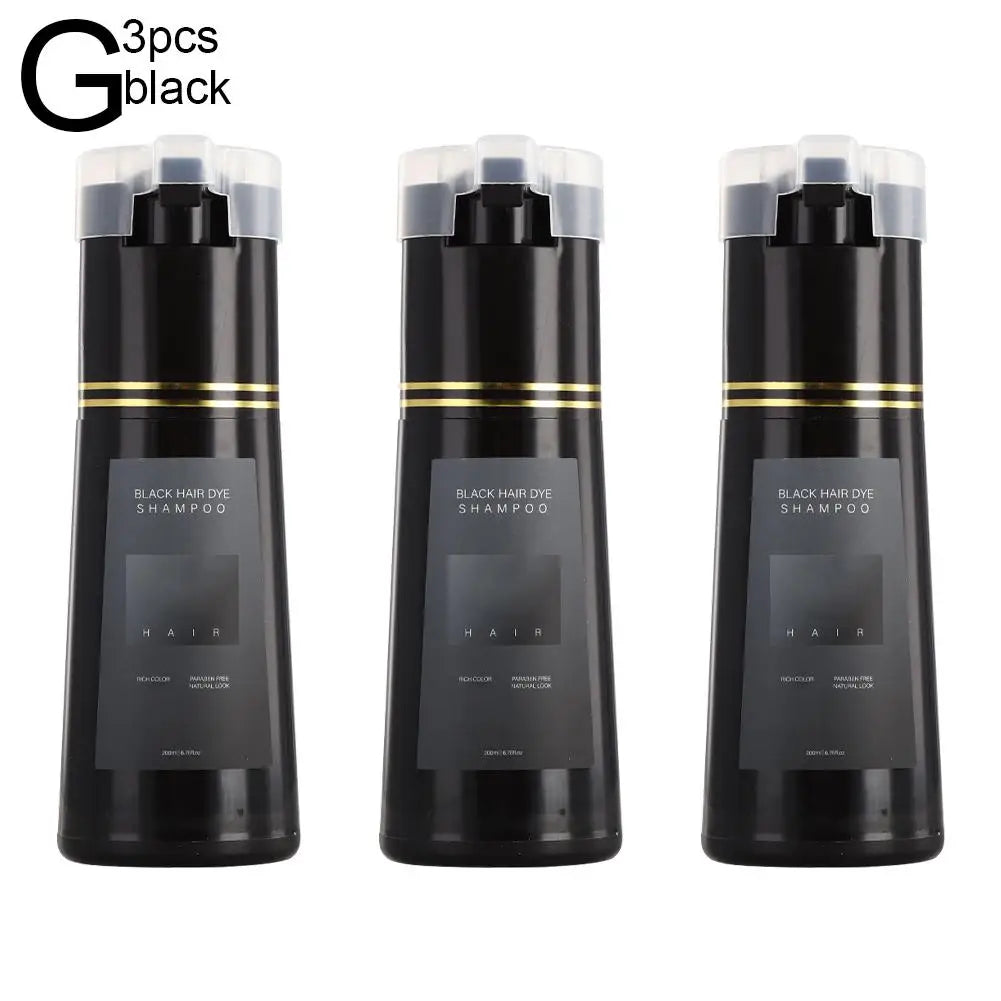 Nova Hair Dye Shampoo, Nova Hair Instant Dye Shampoo, Trynova Hair Shampoo, Hair Color Shampoo For Women And Men 200ml W1B4