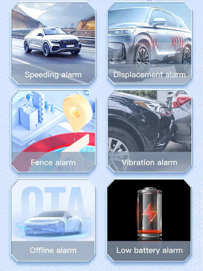 4G GPS Tracker with App Real Time Car Tracking DeviceAnti-Lost Pet Kids Bag Wallet Recording Tracking DeviceFinder Locator