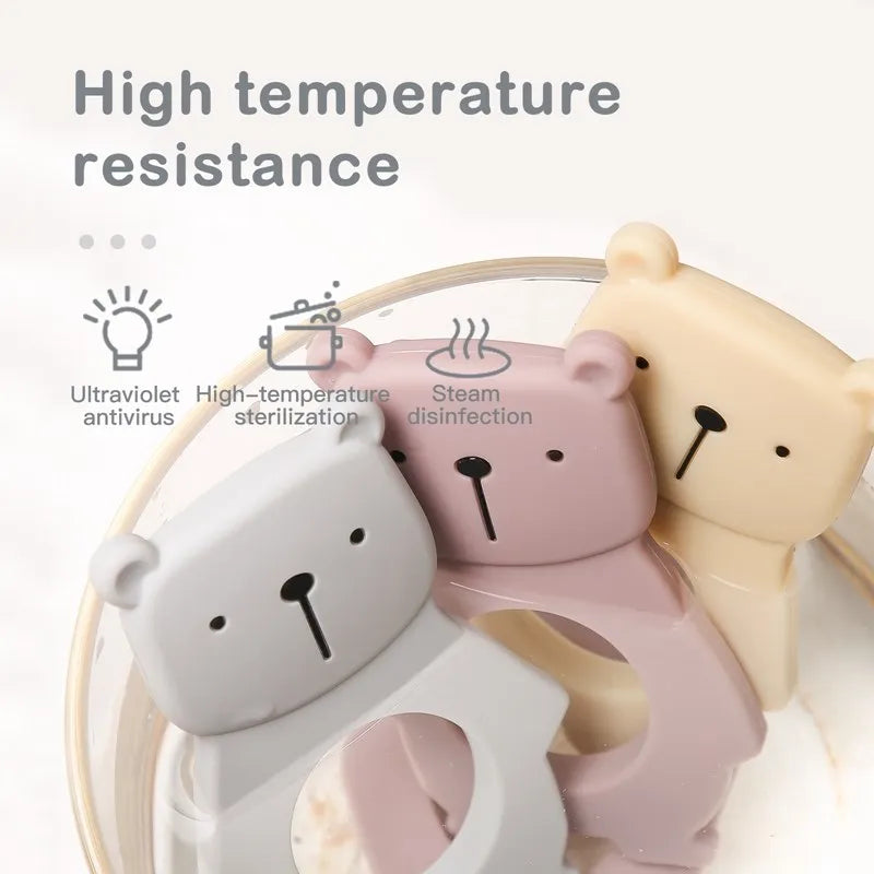 Baby Silicone Teethers Animal Food Grade Silicone Baby 0-12 Toys Silicone Teeth Grinding Stick Newborn Pacifier Accessories Toys