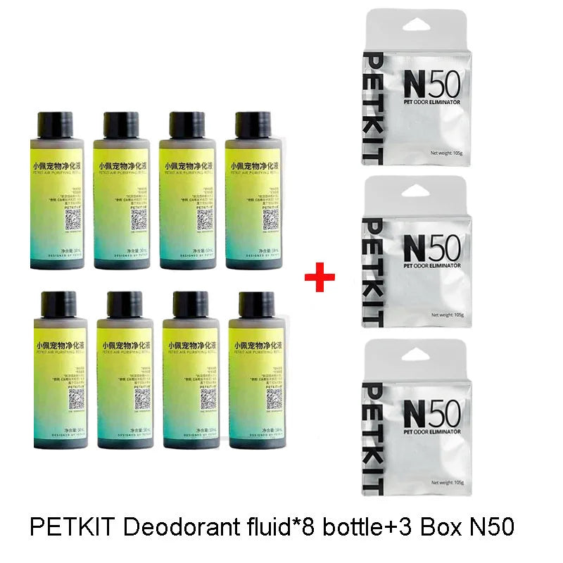 PETKIT Pad Cat Litter Box Special Purification Concentrated Liquid Sterilization Deodorant Pear Flower Fragrance Liquid Cleaning