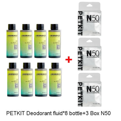 PETKIT Pad Cat Litter Box Special Purification Concentrated Liquid Sterilization Deodorant Pear Flower Fragrance Liquid Cleaning