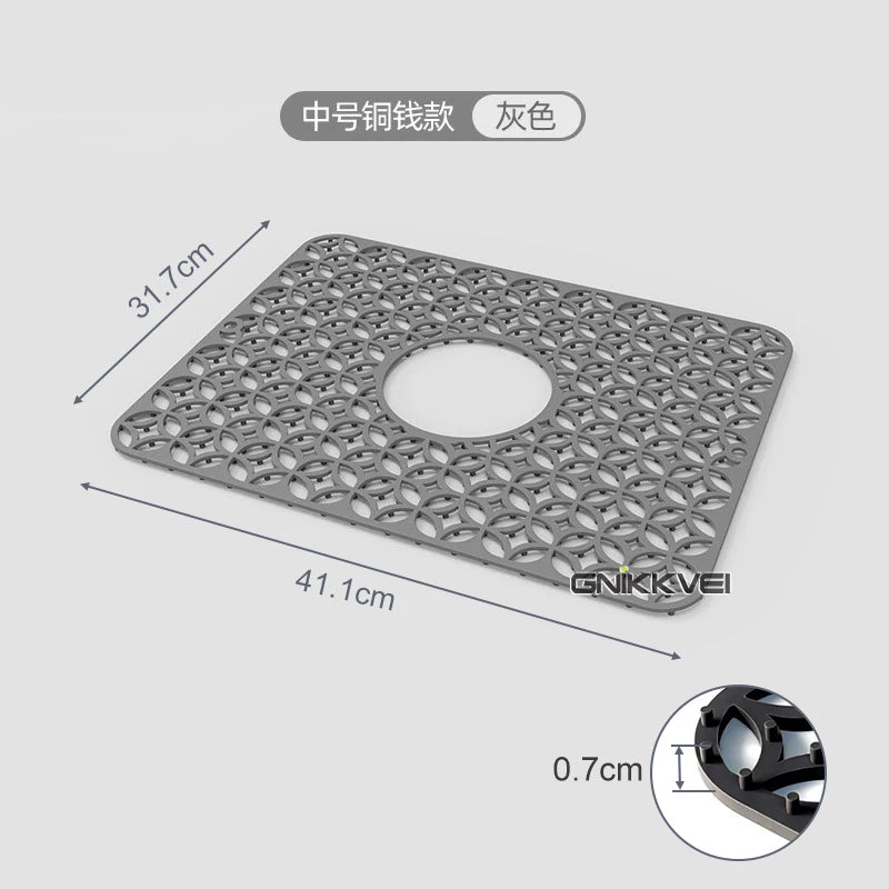 Sink Protectors for Kitchen Sink, Kitchen Sink Mats Silicone Sink Protector, Sink Mat Grid for Kitchen Bottom of Farmhouse