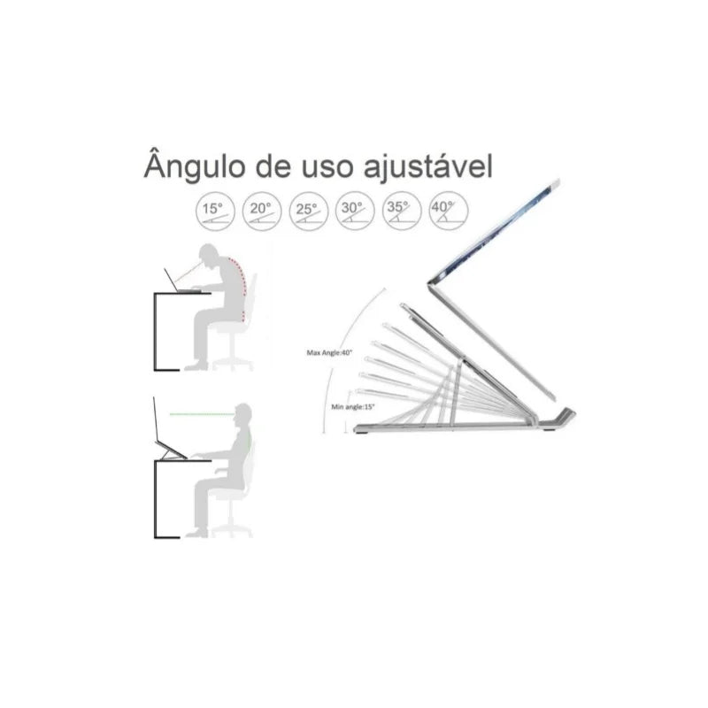 Laptop Stand Folding Portable Notebook Support Laptop Base Adjustable Riser Laptop & Tablet Holder Accessories