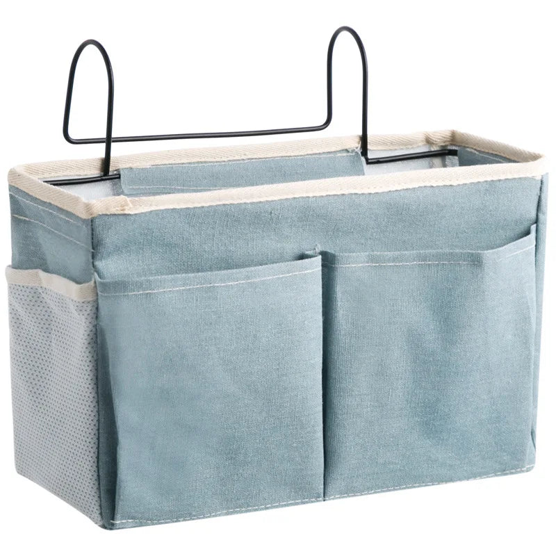 Bedside Caddying Bed Organizer Storage Bag Pocket for Dorm Rooms Rails Bedroom Dorm Kitchen Organization Storage Bag