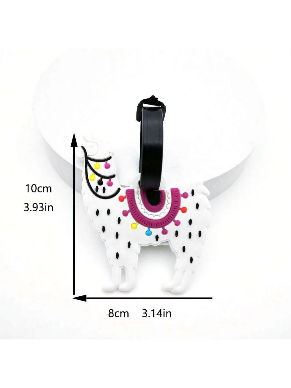 1PCS Cute Animal Luggage Tag Travel Accessories Luggage Tag Silica Gel Suitcase  Holder Baggage Boarding Tag Travel Accessories